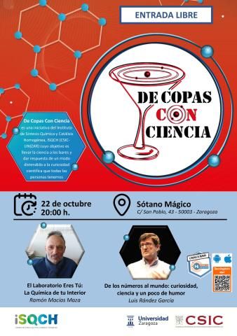 🧪 Comienza la VIII temporada de “De Copas con Ciencia”