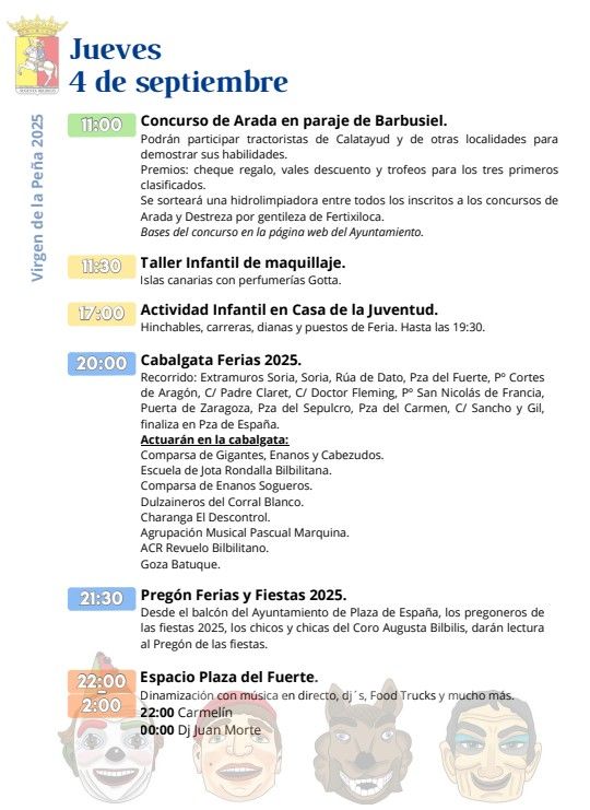 Calatayud honra a la Virgen de la Peña y revive su alma ferial medieval
